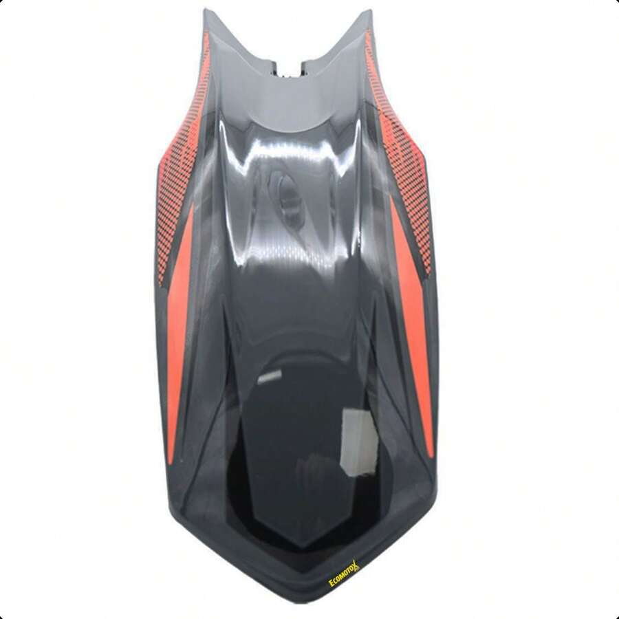 Salpicadera Delantera para DM250 Gris/Naranja | Estilo Deportivo y Ajuste Preciso