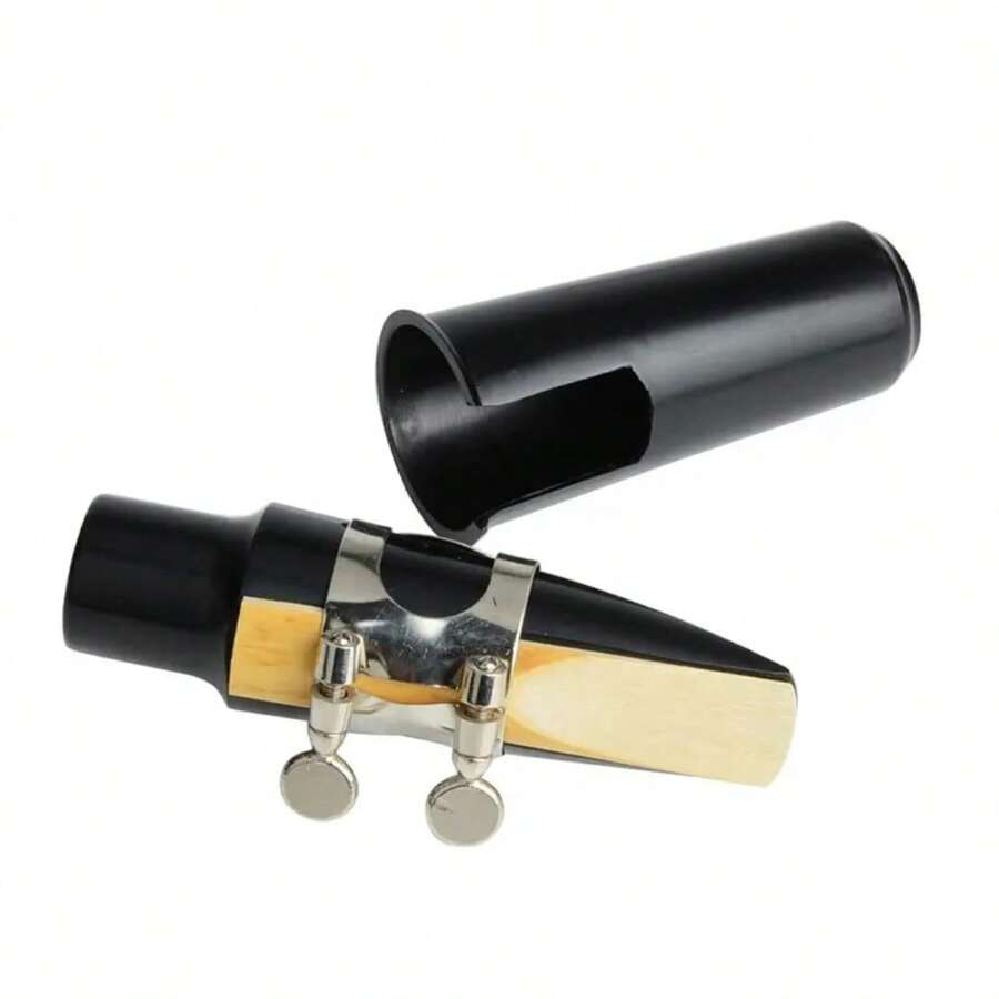 Boquilla Para Sax Tenor Con Tapa, Caña Y Abrazadera