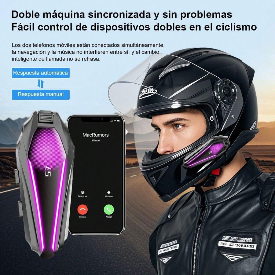Auriculares Bluetooth para casco
