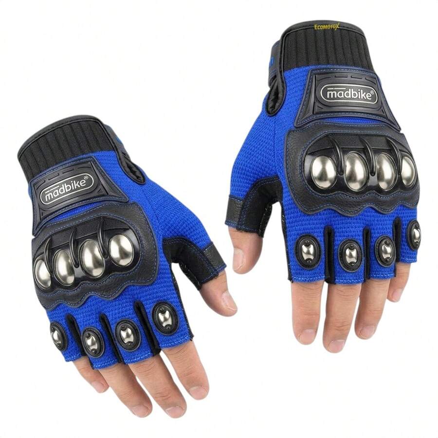 Kit Chamarra Gris + Guantes para Motocicleta