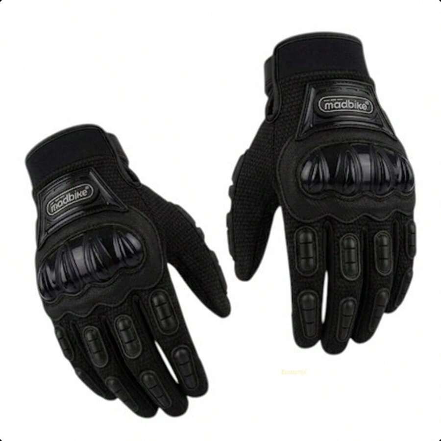 Kit Chamarra Gris + Guantes para Motocicleta