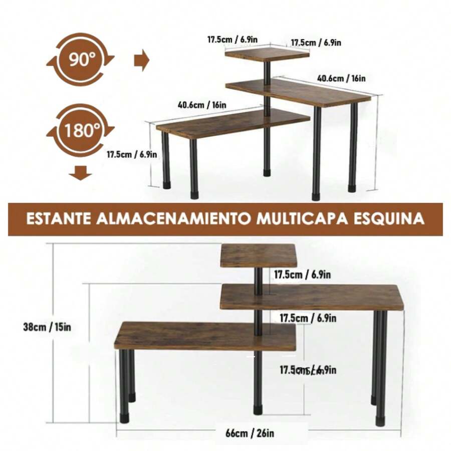 Organizador de Encimera de 3 Niveles