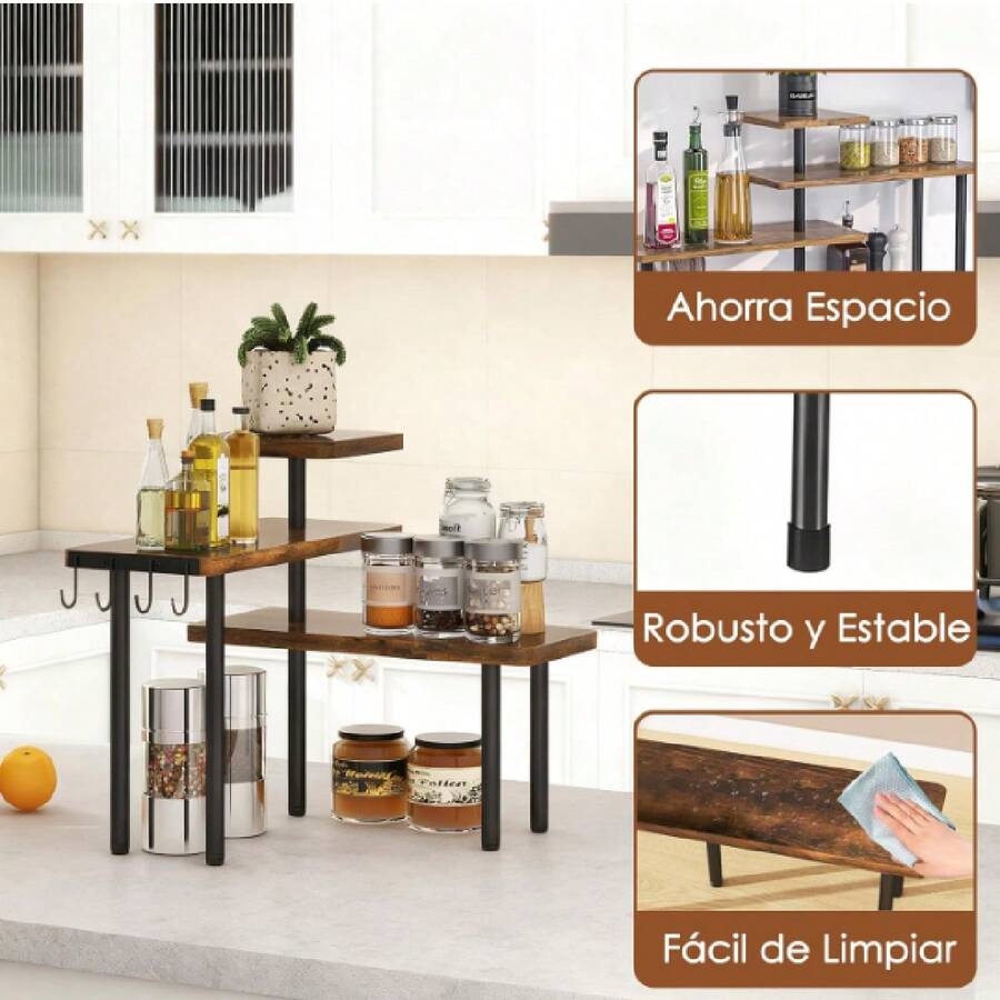 Organizador de Encimera de 3 Niveles