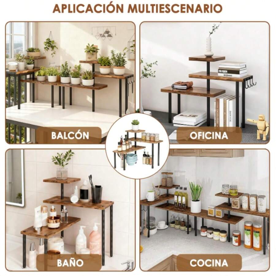 Organizador de Encimera de 3 Niveles