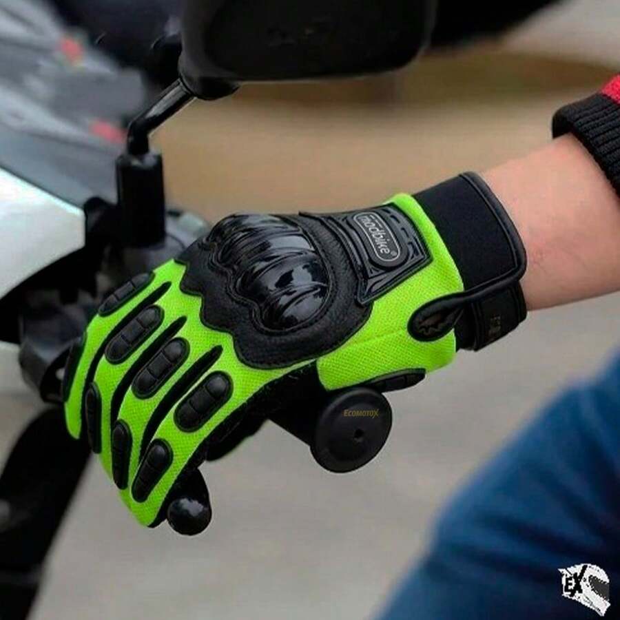 Kit Impermeable Gris + Guantes, Motocicleta