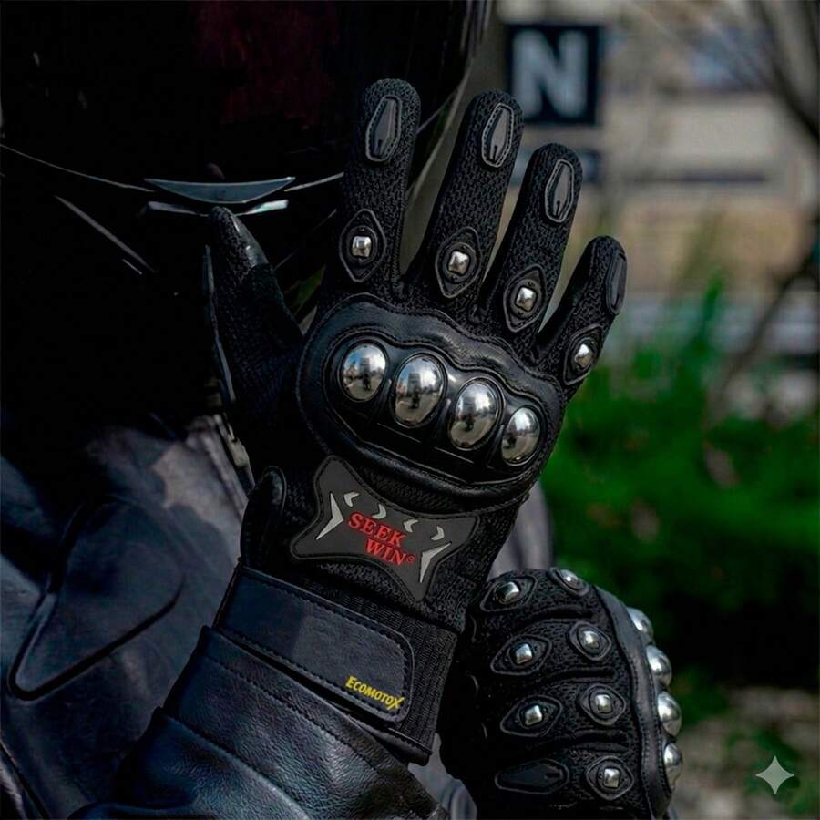 Kit Impermeable Gris + Guantes, Motocicleta