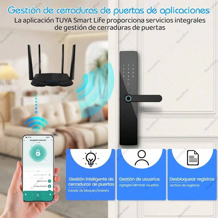 Cerradura Electrónica Inteligente con Huella
