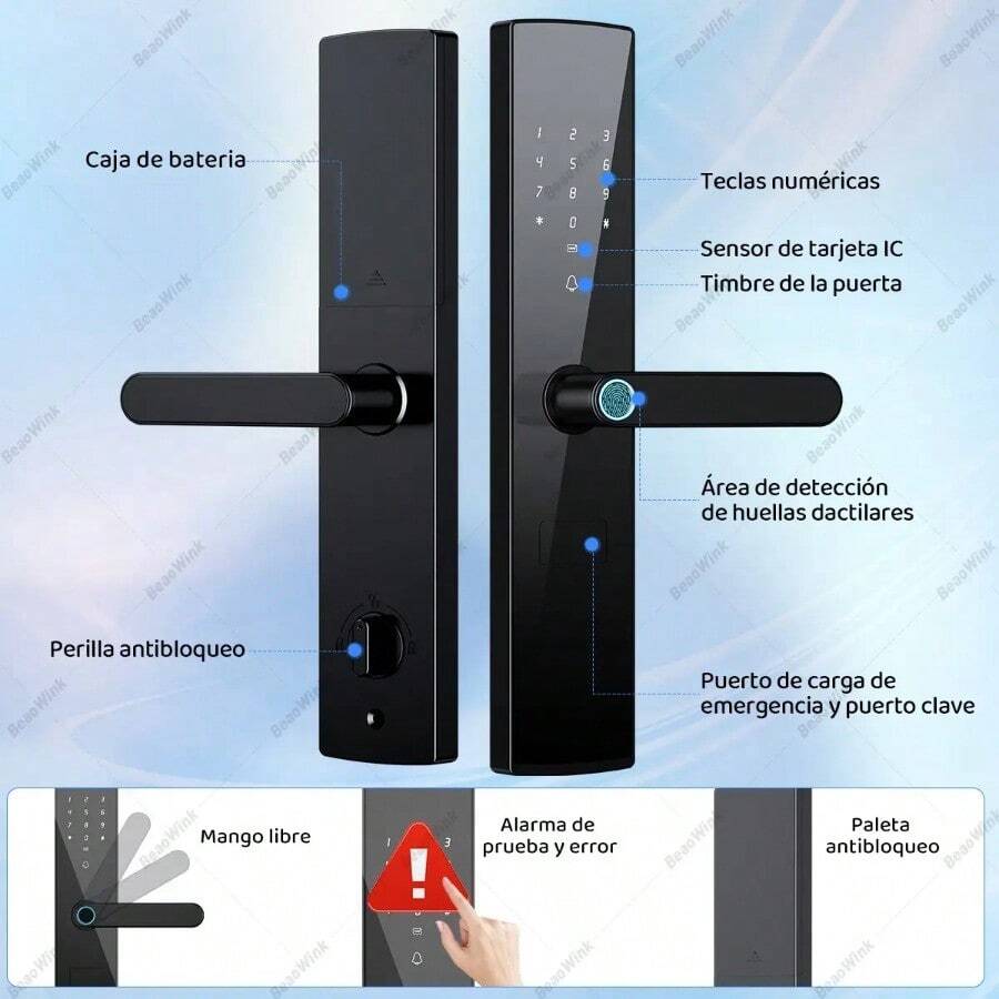 Cerradura Electrónica Inteligente con Huella