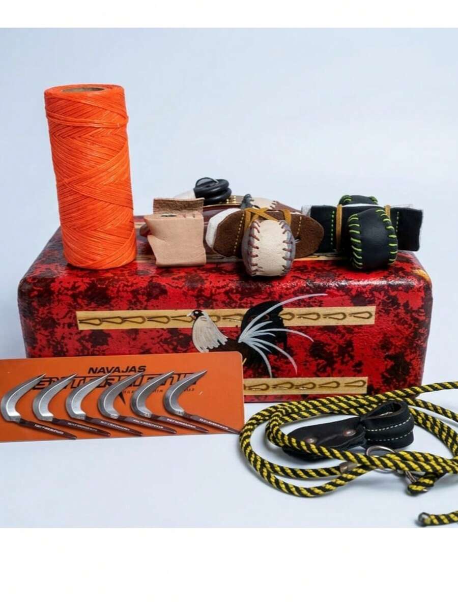 kit gavetero, 6 navajas, hilo, botana, calza y 4 botadores