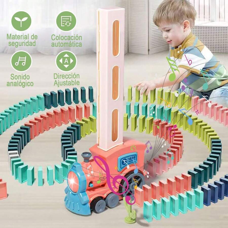 Trenes De Juguetes 100PCS Dominó Niños