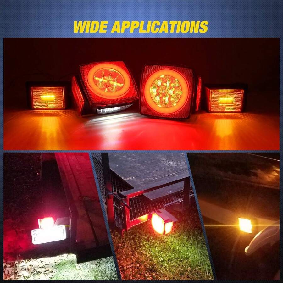 Kit Compacto De Luces LED Para Remolque Con Calaveras