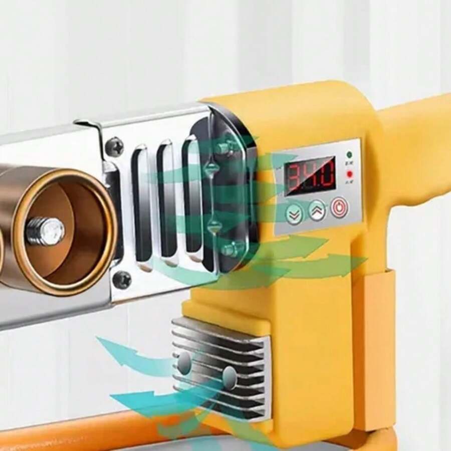 Máquina De Soldadura Por Calor Eléctrica 1000w 0-320℃ Para Tubos