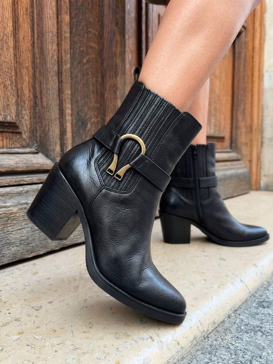 Botines vaqueros cortos