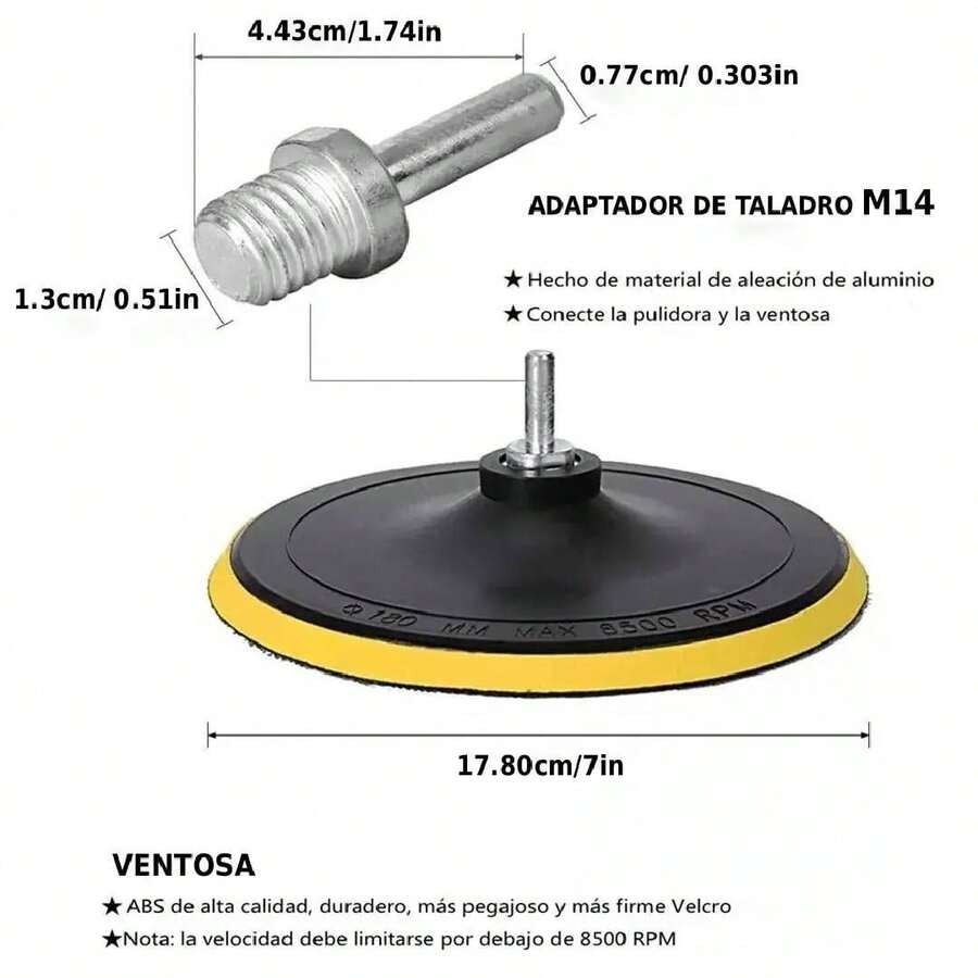 Kit de almohadillas de pulido