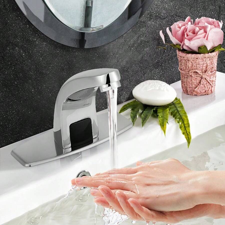 Automatic Touchless Bathroom Faucet Grifo Automático