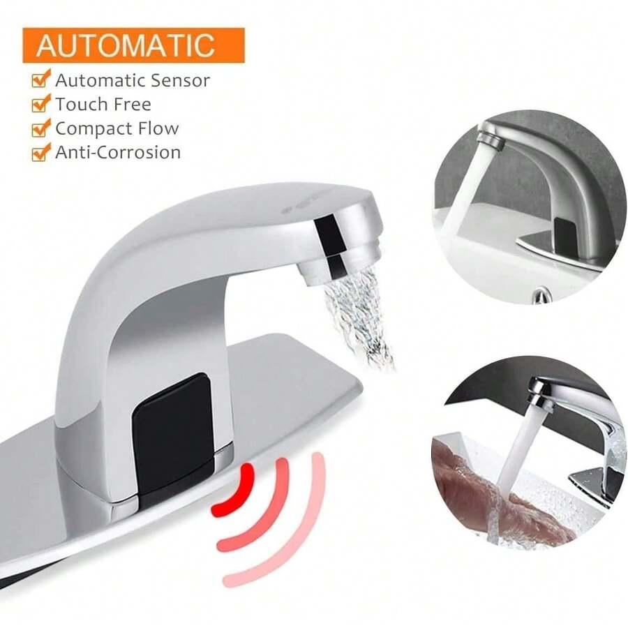 Automatic Touchless Bathroom Faucet Grifo Automático