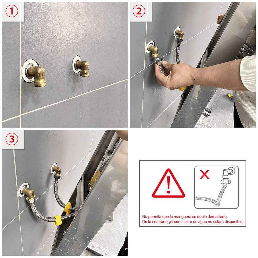 Lujo Paneles de Ducha Regadera Para Baño Kit LED 6 Funciones