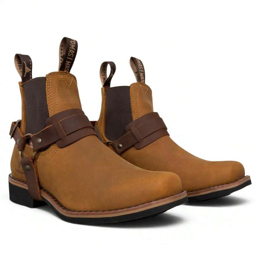 BOTINES PIEL GENUINA VAQUEROS