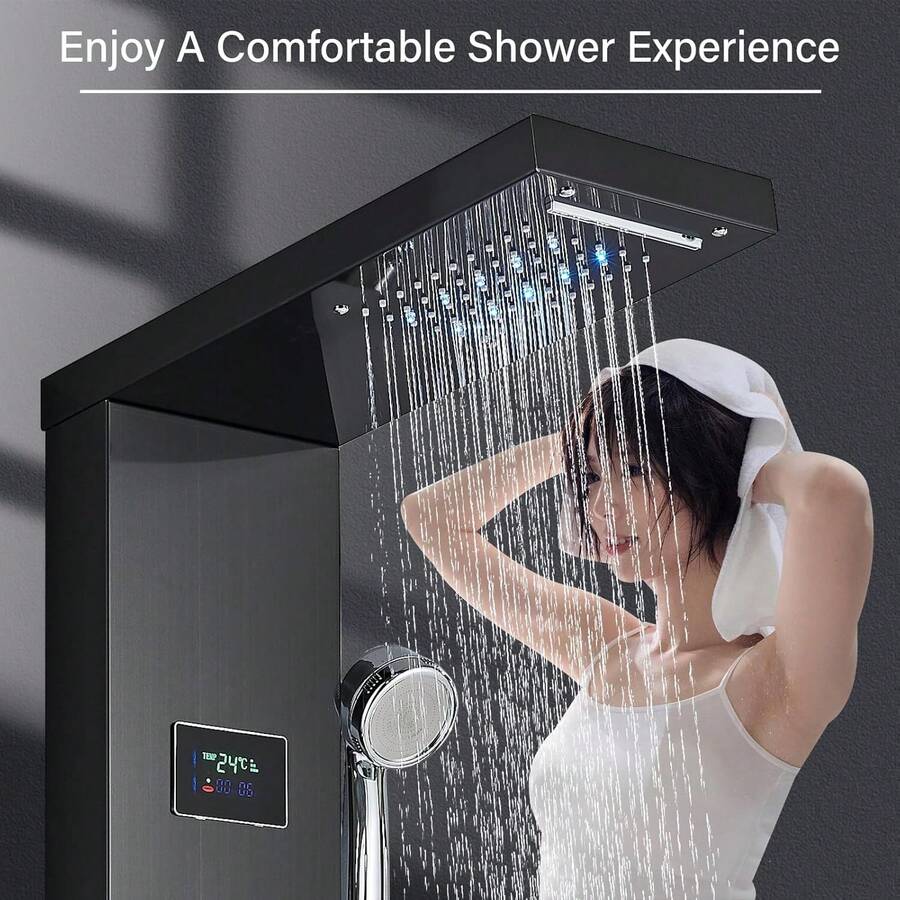 Panel de ducha LED Tower Tower Sistema de lluvia