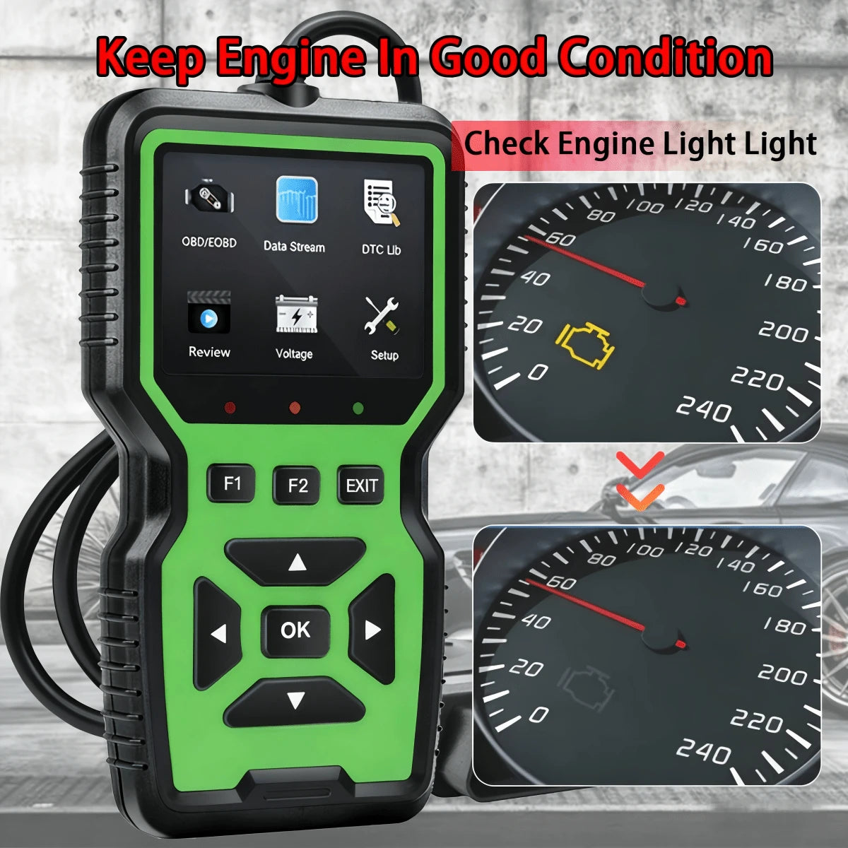 Escáner de diagnóstico OBD V519