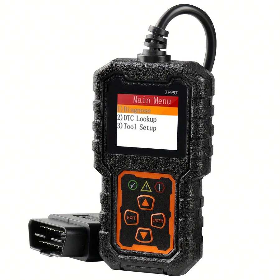 Escáner OBDII ZF997, lector de códigos de falla del motor