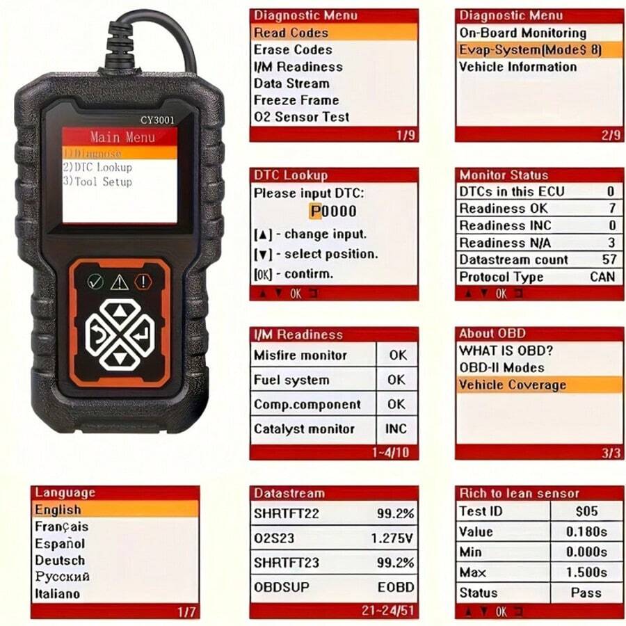 Herramienta de diagnóstico de automóvil