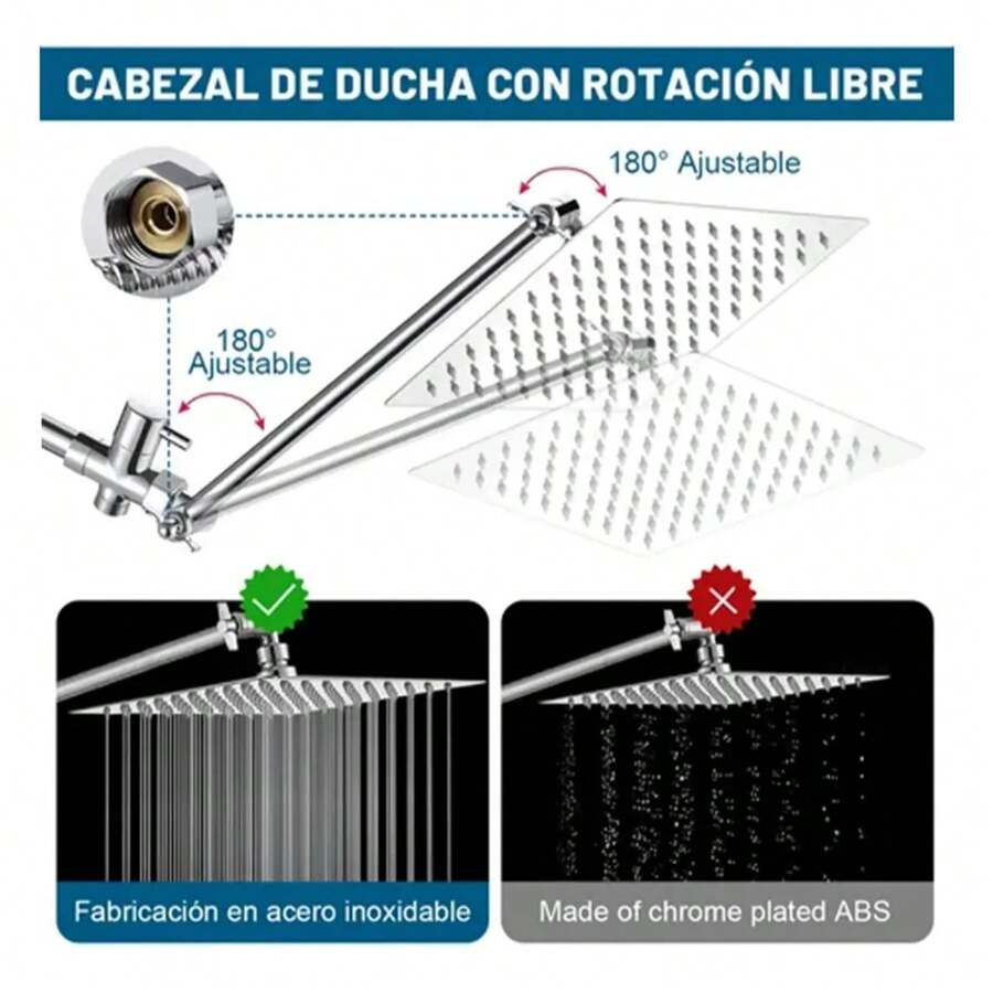 Mcmxtap Cromo Regaderas para Baño