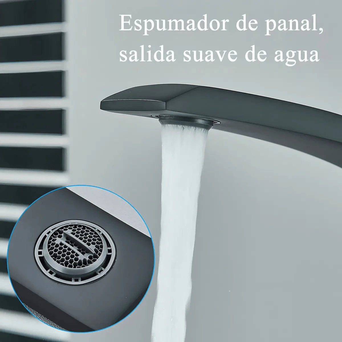Mcmxtap Plateado/Negro/Dorado Grifo Monomando Mezclador