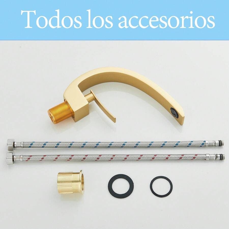 Grifo Monomando Mezclador Llave Fregadero Para Baño