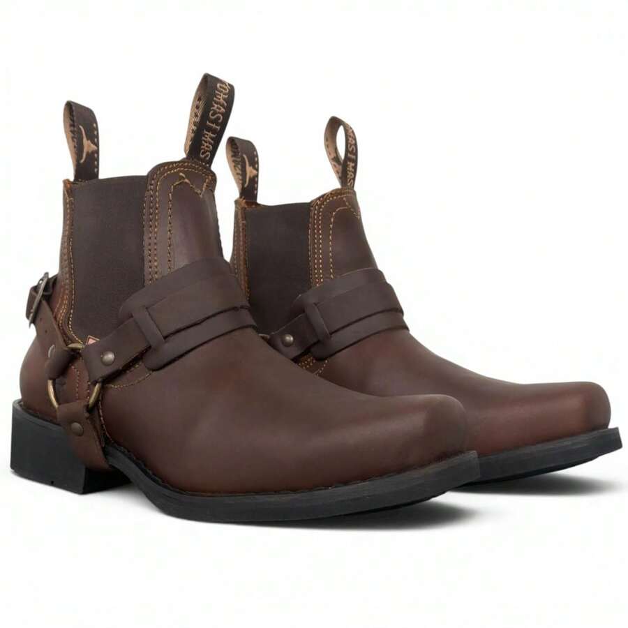 BOTINES PIEL GENUINA VAQUEROS