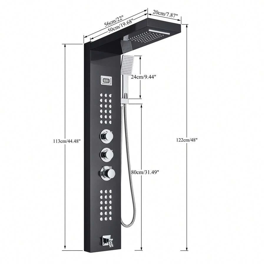 Mcmxtap Sistema de panel de ducha para montaje en pared