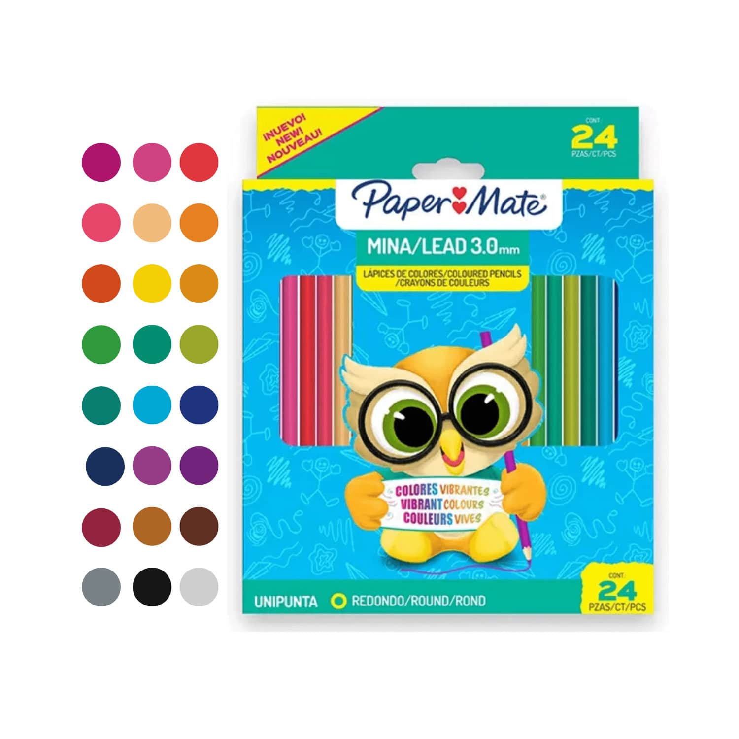 Colores Paper Mate largos