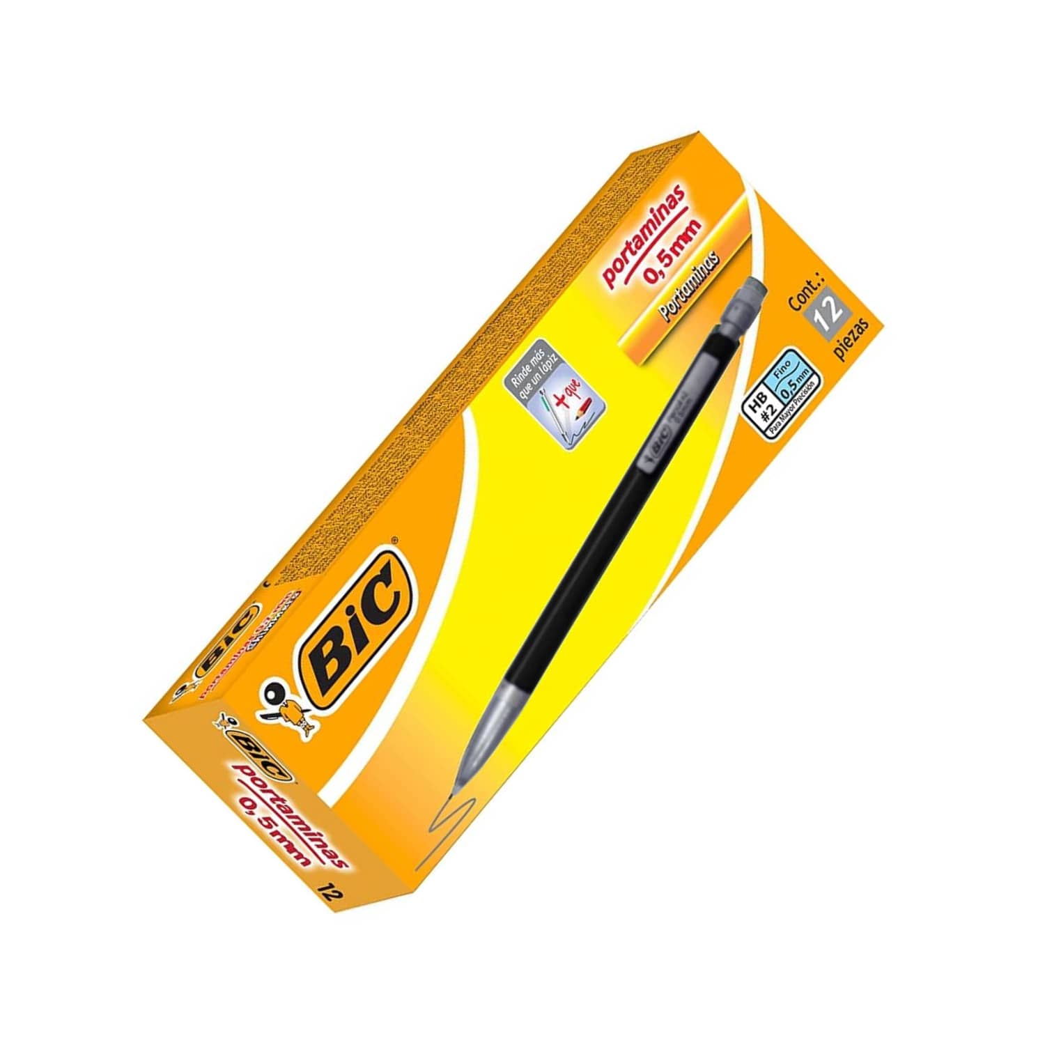 Lapicero BIC Porta Minas 0.5 mm Retráctil