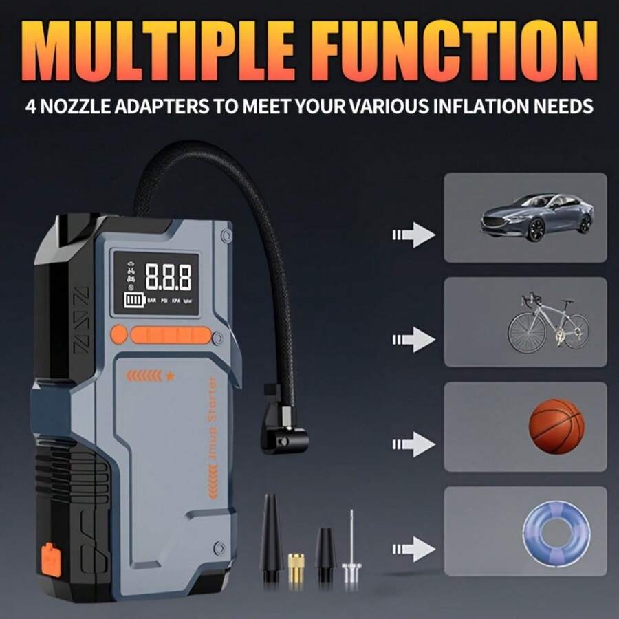 Compresor portátil multifunción
