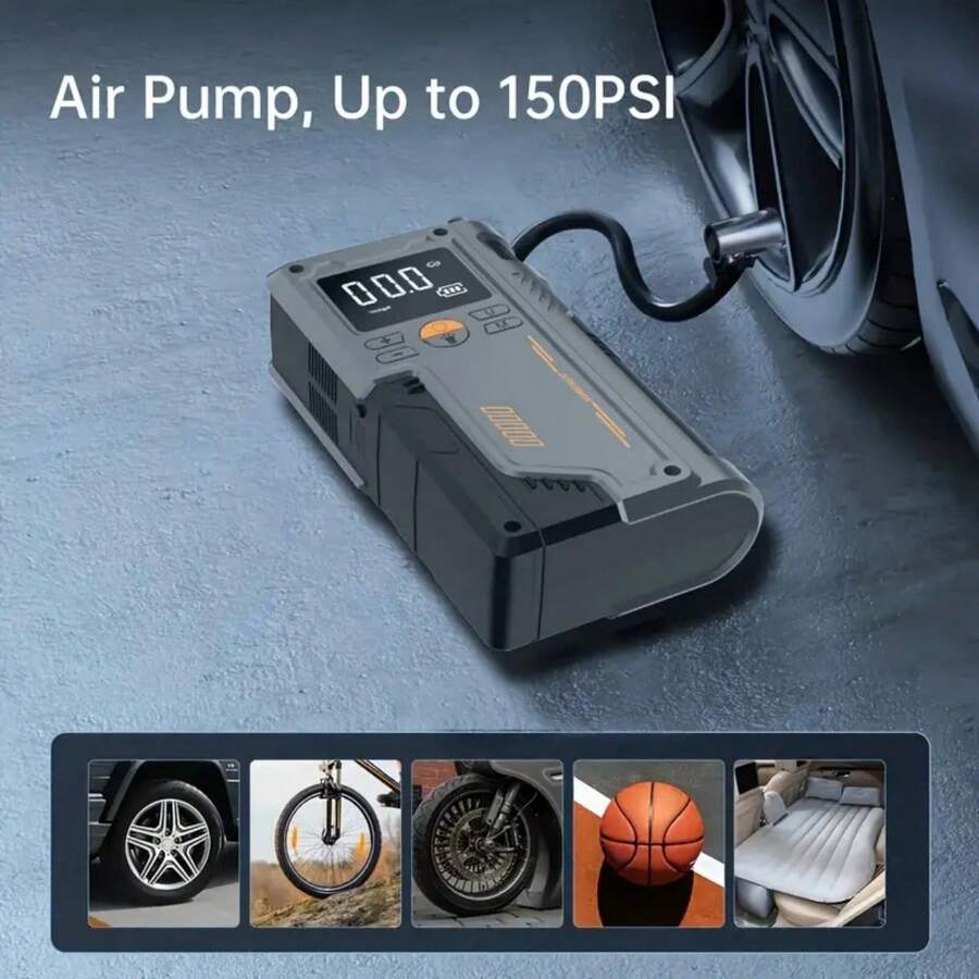 Compresor de Aire e Inflador 10 en 1