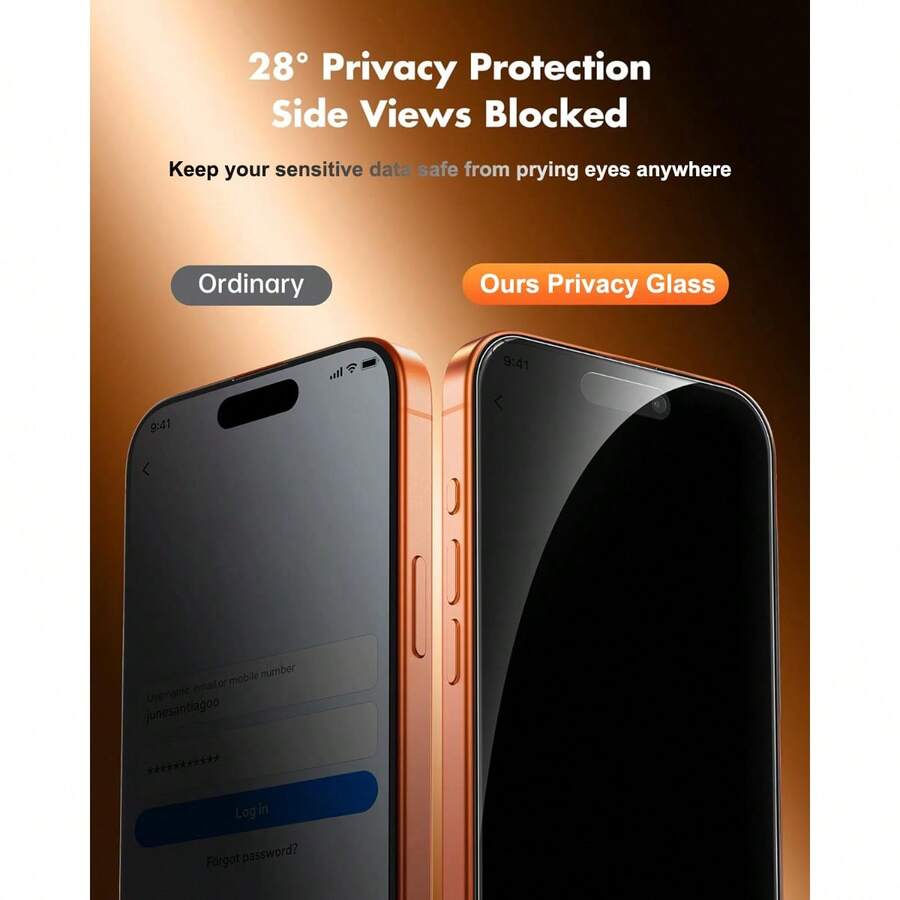 3 Piezas Protector de pantalla de vidrio templado