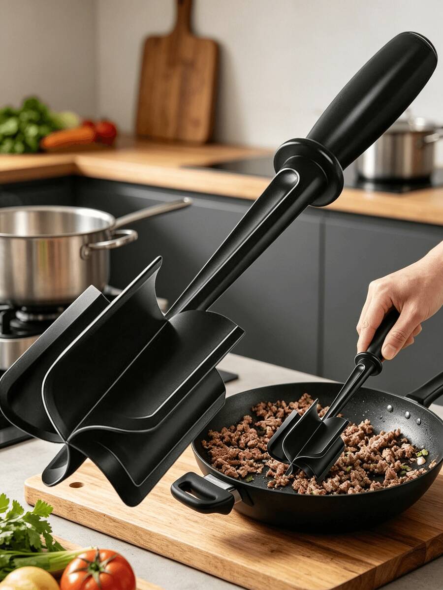 Molinillo de carne negro/Machacador de patatas