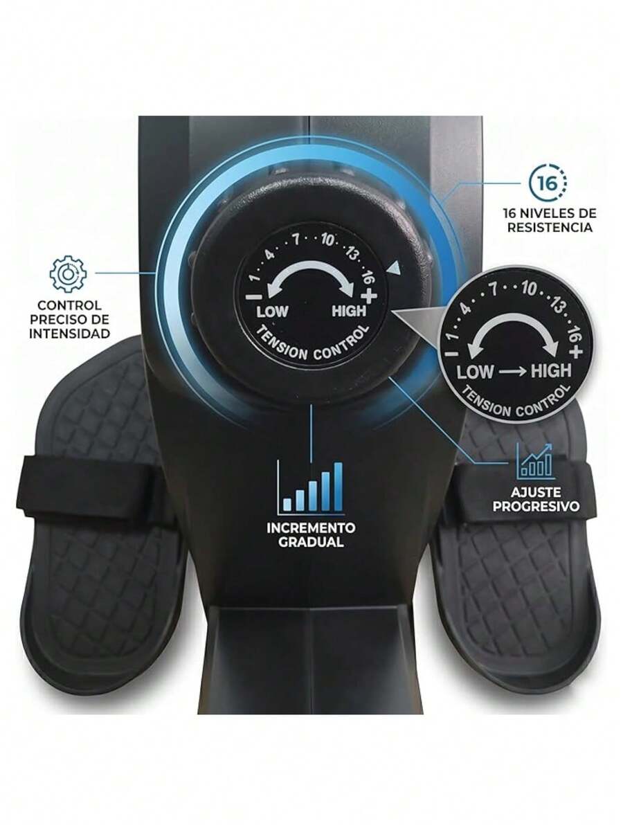 Máquina de Remo con Resistencia Magnética 16 Niveles
