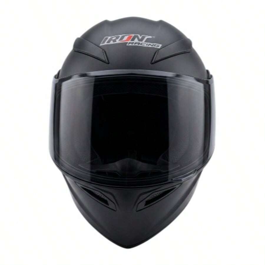Casco Negro Mate Talla L para Motocicleta | Comodidad y Estilo en Cada Trayecto