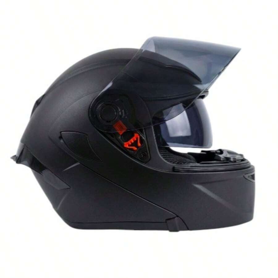 Casco Negro Mate Talla M para Motocicleta | Comodidad y Estilo en Cada Trayecto