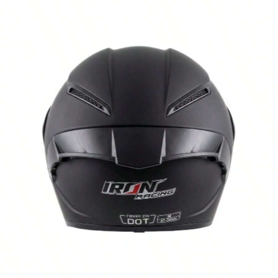Casco Negro Mate Talla M para Motocicleta | Comodidad y Estilo en Cada Trayecto