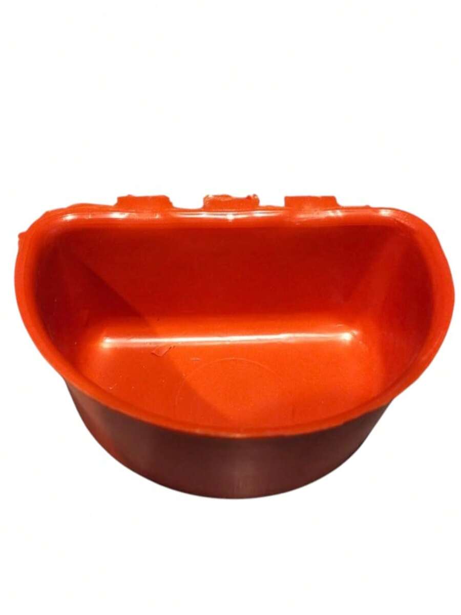 comedero media luna naranja 250gr 25pz