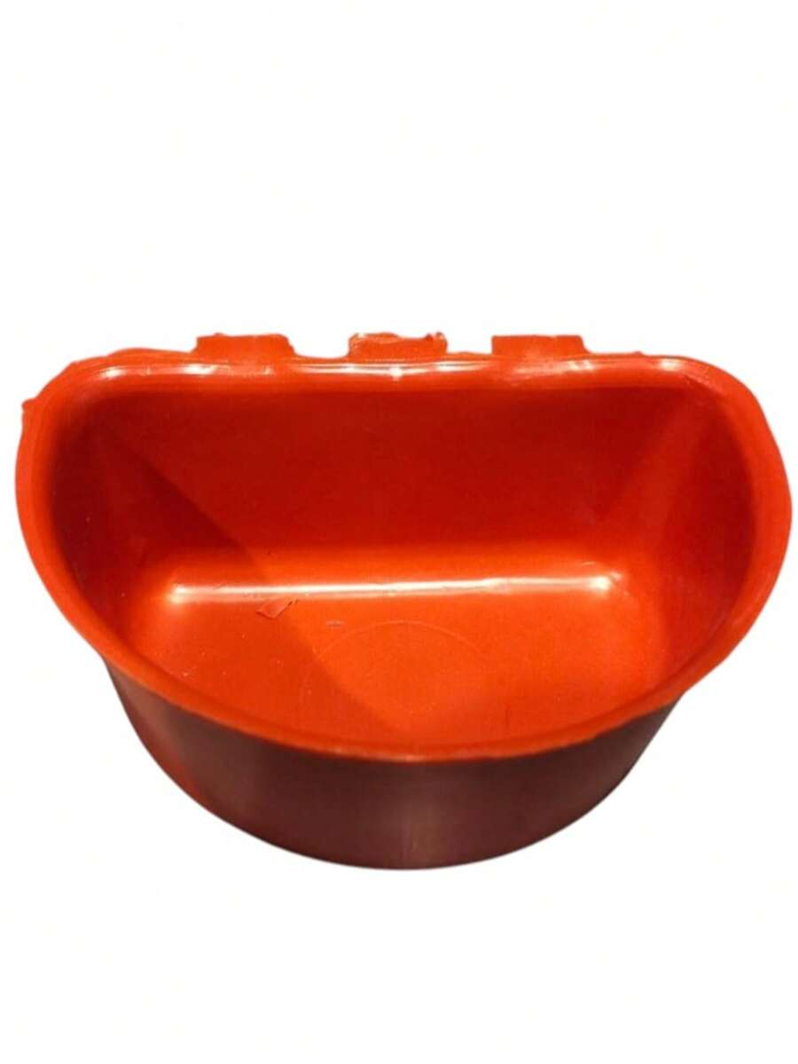 comedero media luna naranja 250gr 25pz
