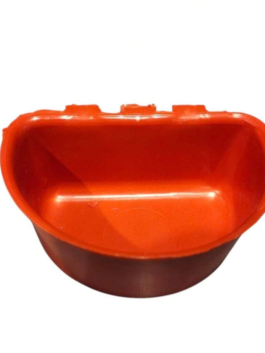 comedero media luna naranja 250gr 25pz