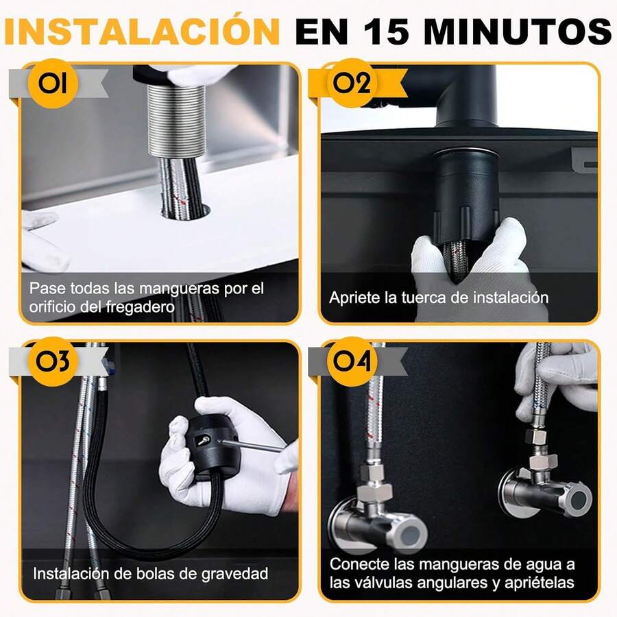 Grifo moderno para tarjas para cocina