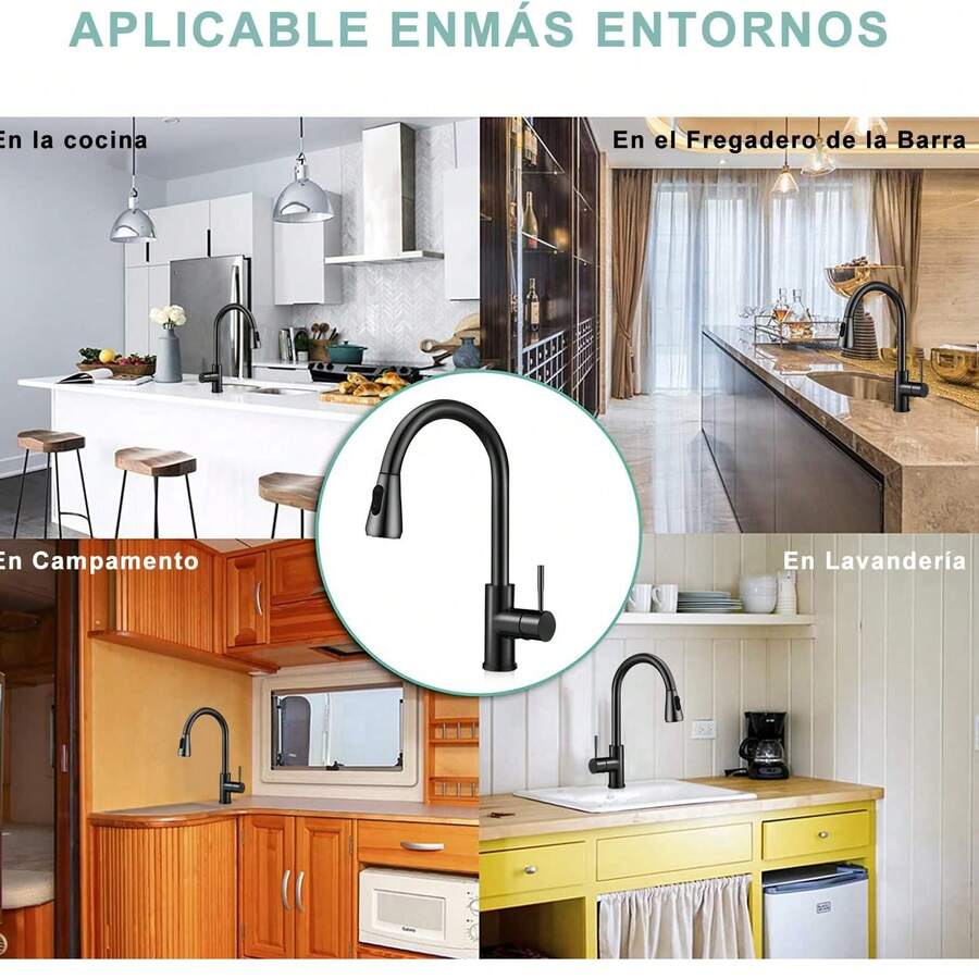 Mcmxtap Grifo moderno para tarjas para cocina