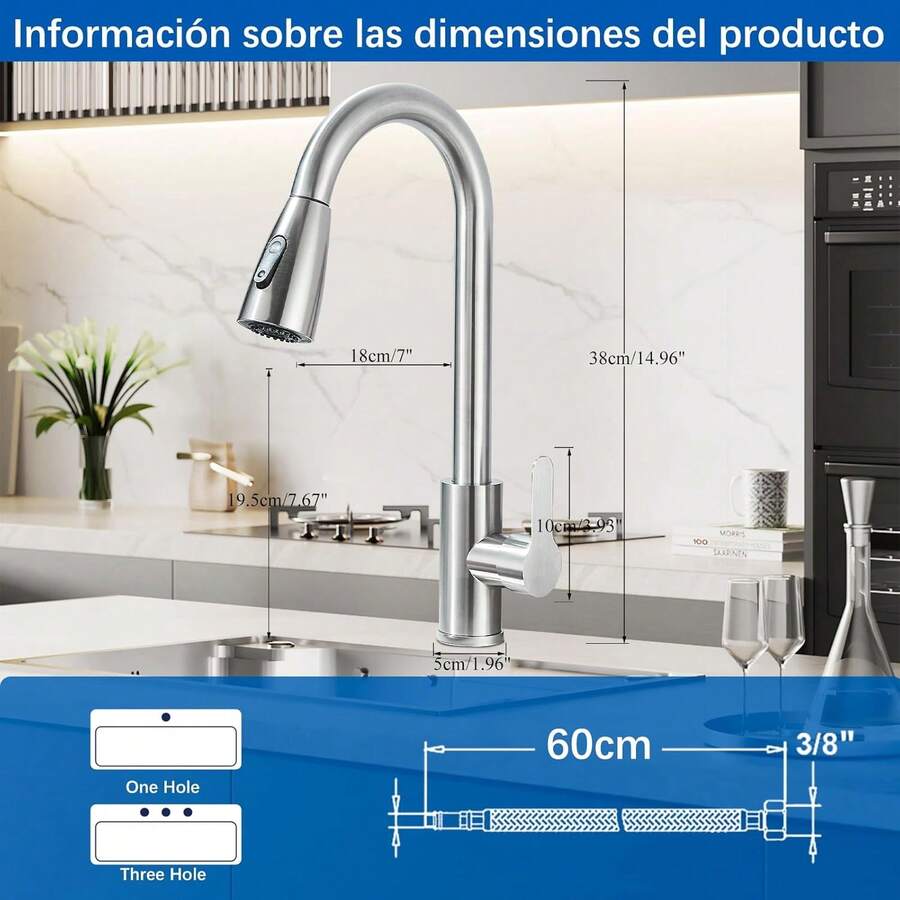 Mcmxtap Grifo moderno para tarjas para cocina
