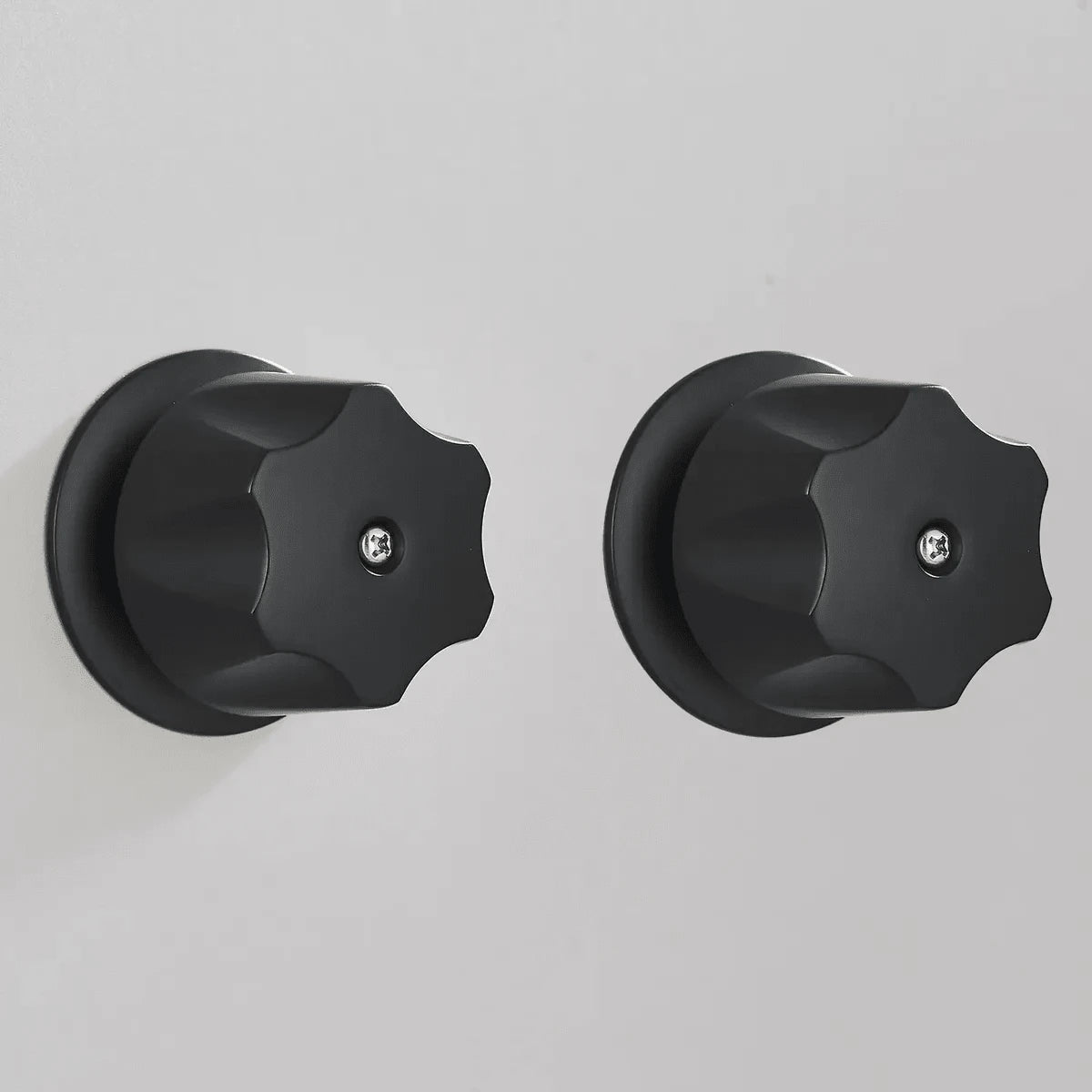 Manerales para Regadera Negro Mate Modernos