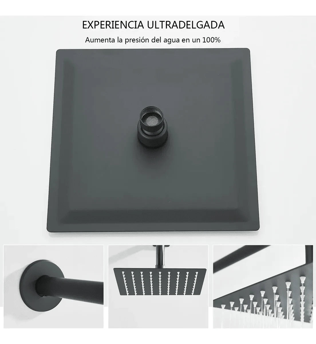 Kit De Regadera Cuadrada