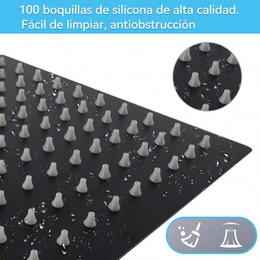 Manerales para Regadera Cromo Modernos, Juego de 2 Piezas